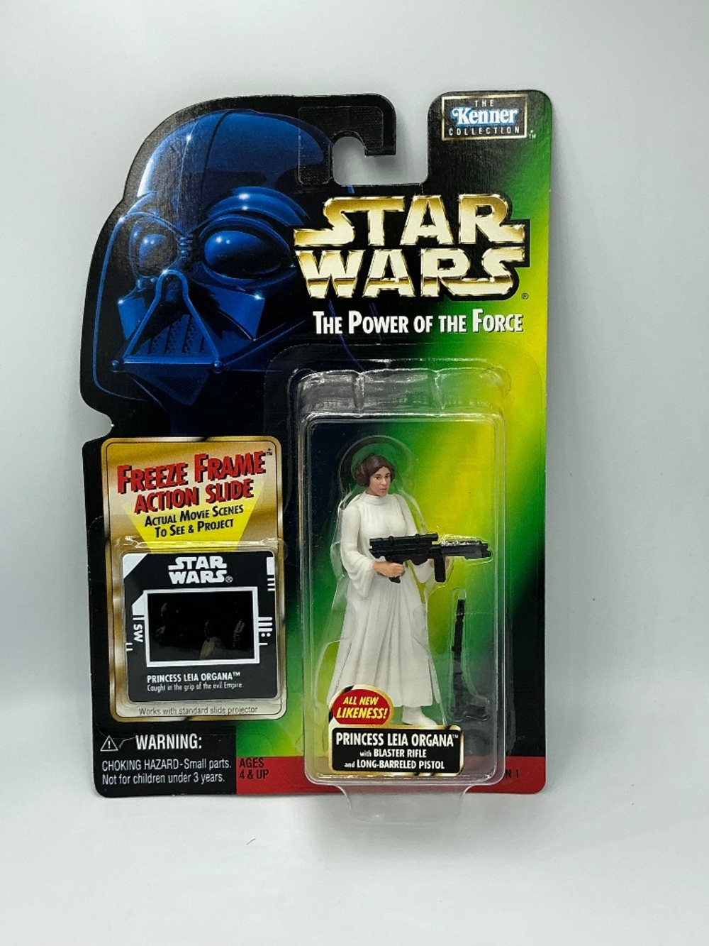 Star Wars Power of the Force Princess Leia Organa Figure Freeze Frame MOC Mint